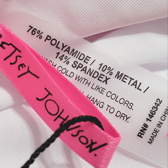 NEW Betsey Johnson Pink Glitter Swimsuit - Picture 9 of 11